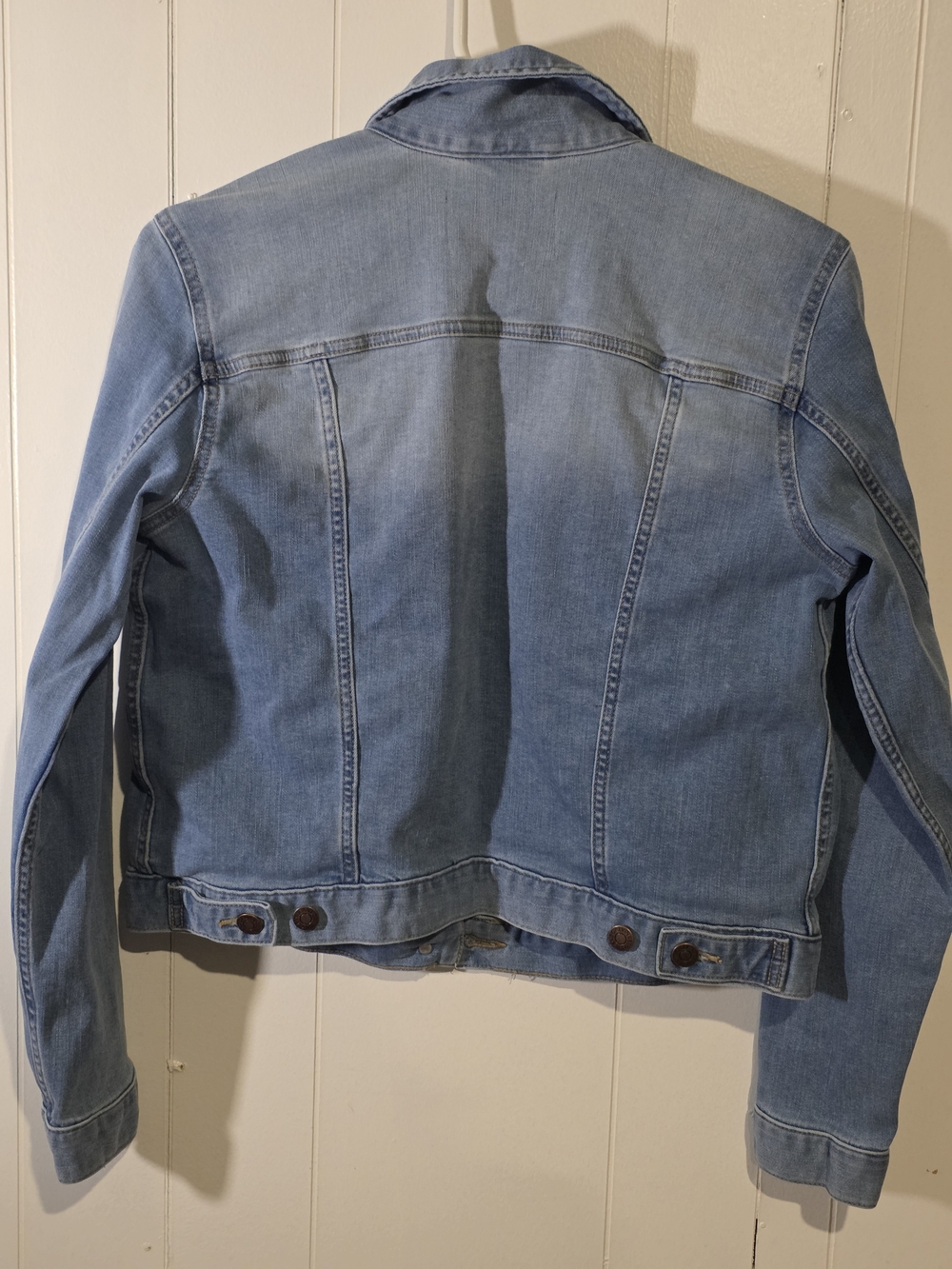 Calvin Klein Jeans Light Wash Blue Denim Jacket - Picture 2 of 7